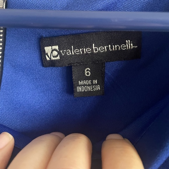 Valerie Bertinelli Blue A-Line Dress. Pre-Owned. - Picture 3 of 5